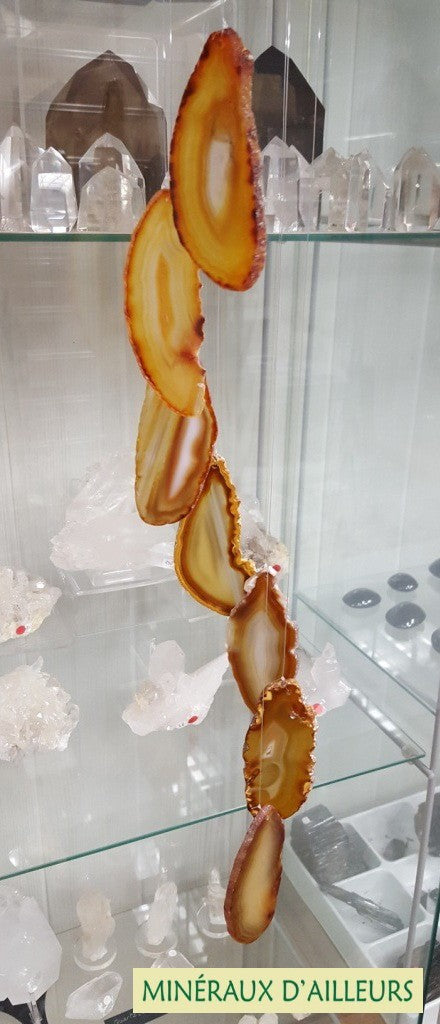 Carillon - Agates Naturelles (9 x 4 cm)