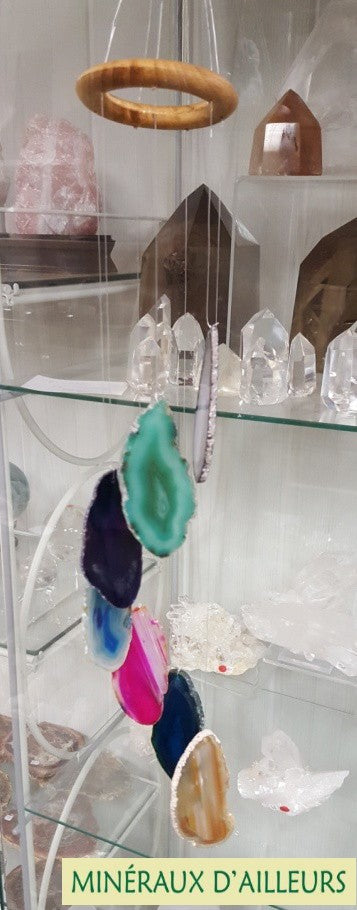 Carillon - Agates Teintées (9 x 4 cm)