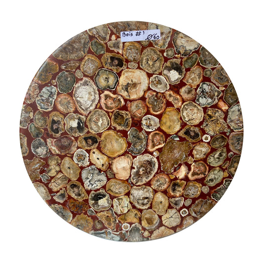 Table Ronde - Bois Fossile n°1