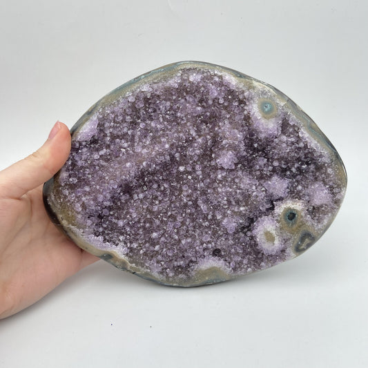 Améthyste Brute A - Bords Polis (pièce n°6) - 1,220 kg