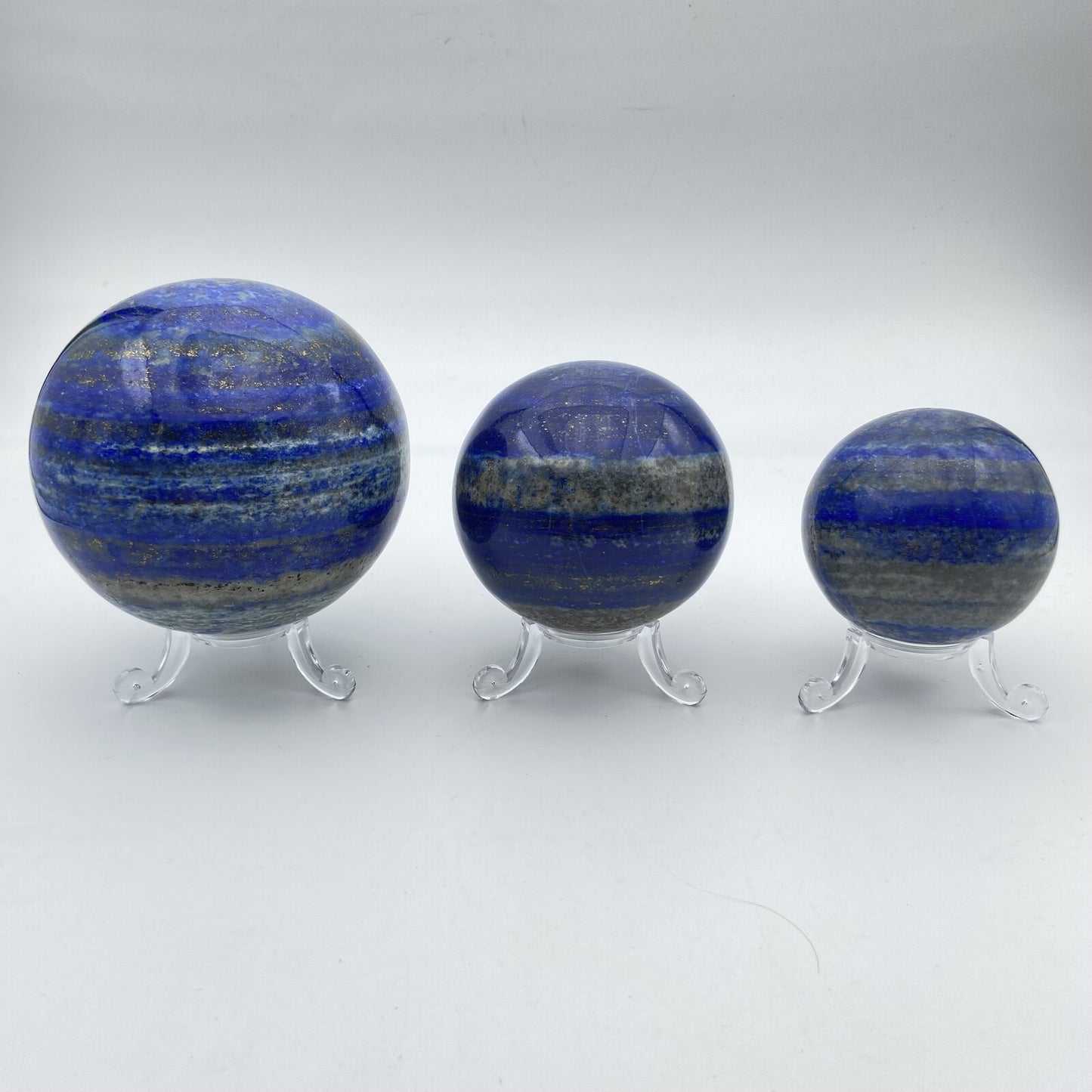 Lot de 3 Sphères - Lapis Lazuli EXTRA n°7