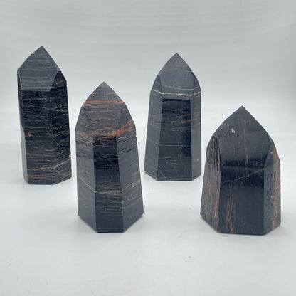 Lot de 4 Pointes - Tourmaline Noire n°8