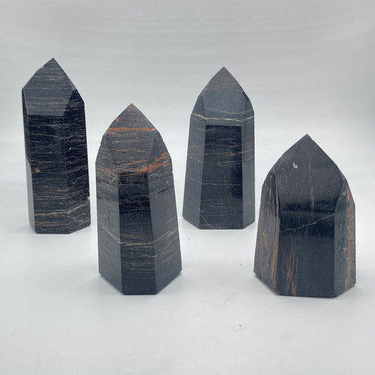 Lot de 4 Pointes - Tourmaline Noire n°8