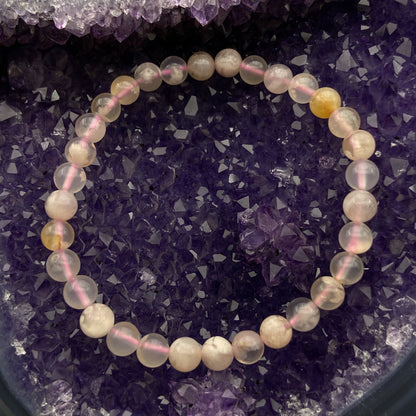 Bracelet - Agate Fleur Sakura (6 mm)