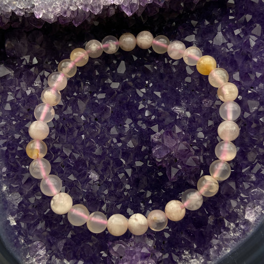 Bracelet - Agate Fleur Sakura (6 mm)