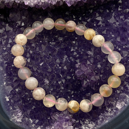Bracelet - Agate Fleur Sakura (8 mm)