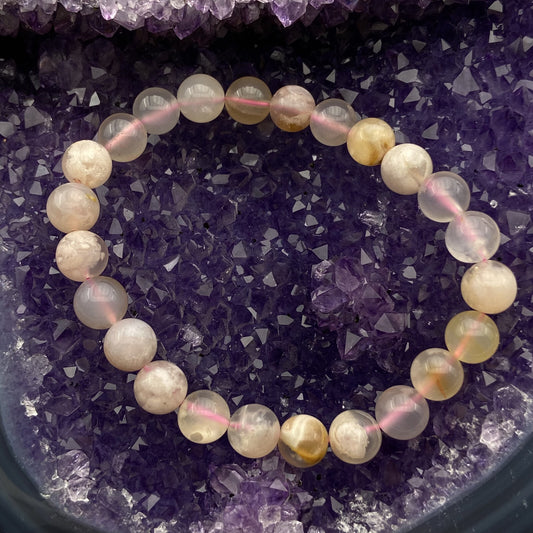 Bracelet - Agate Fleur Sakura (8 mm)