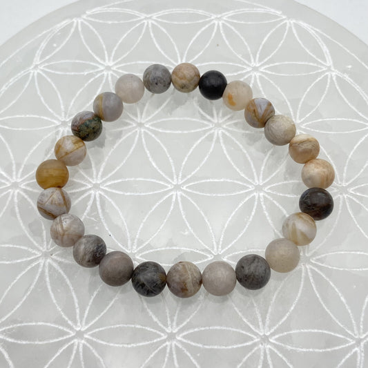 Bracelet - Agate Bambou (8 mm)