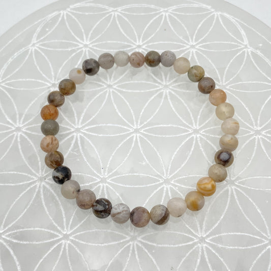 Bracelet - Agate Bambou (6 mm)
