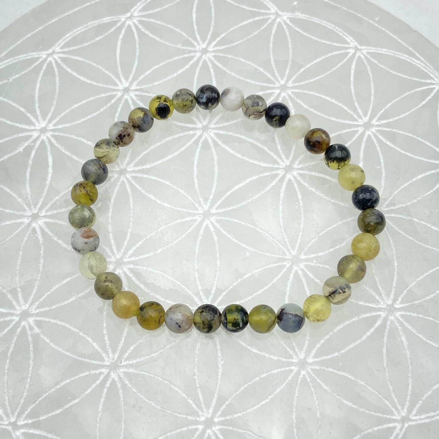 Bracelet - Opale Verte (6 mm)