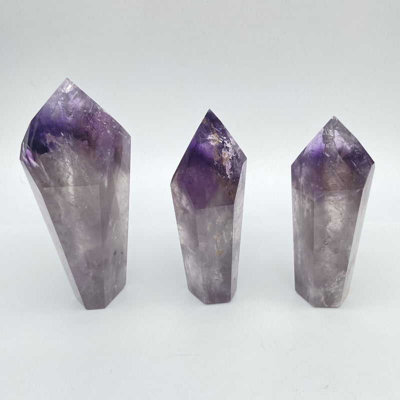 Lot de 3 Pointes - Améthyste Fantôme n°6