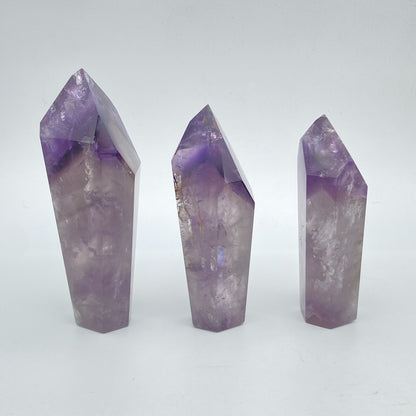 Lot de 3 Pointes - Améthyste Fantôme n°6