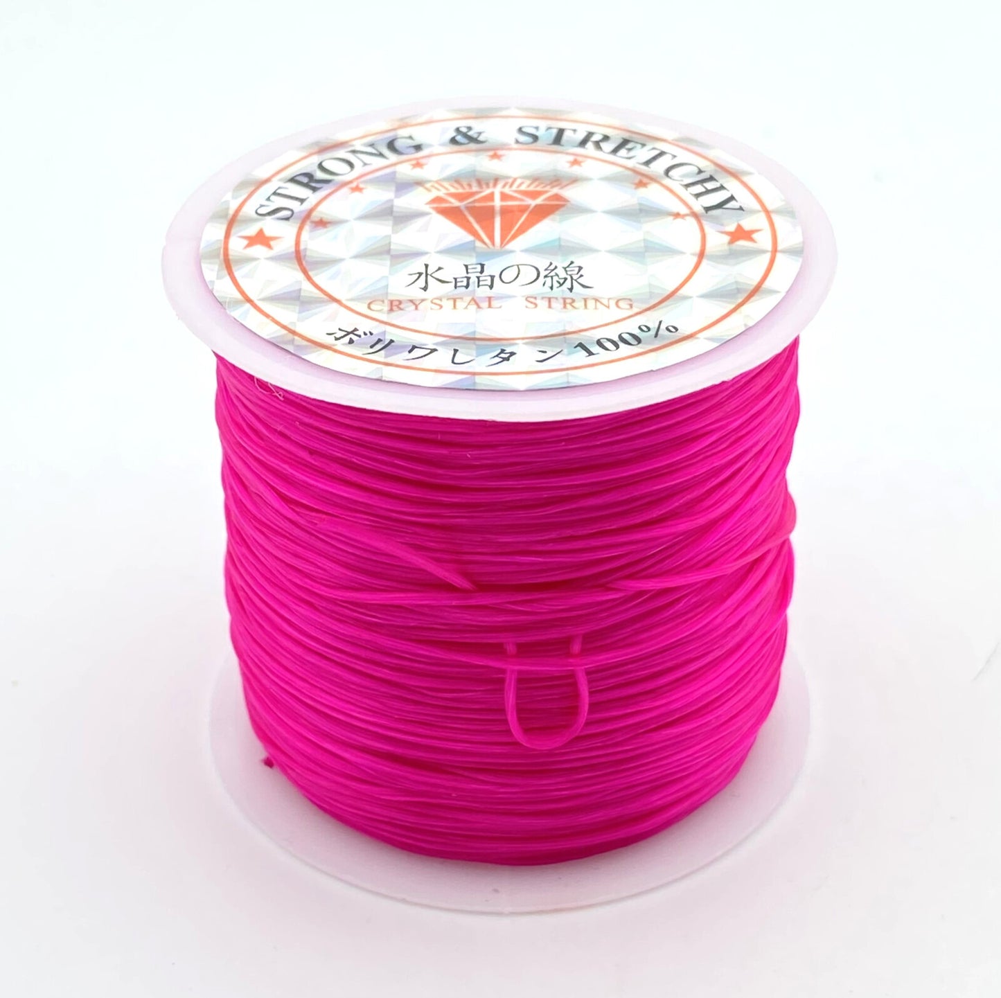 Bobine de fil élastique - Rose Fushia