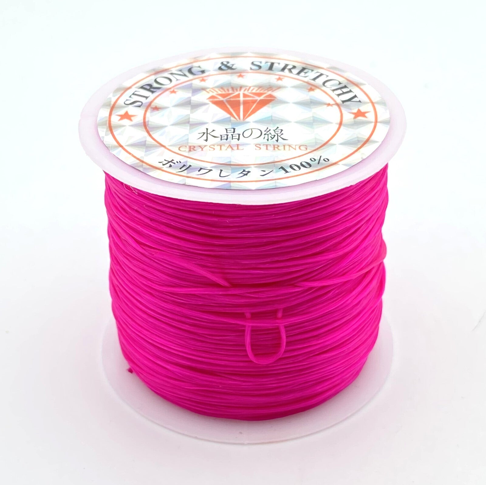 Bobine de fil élastique - Rose Fushia