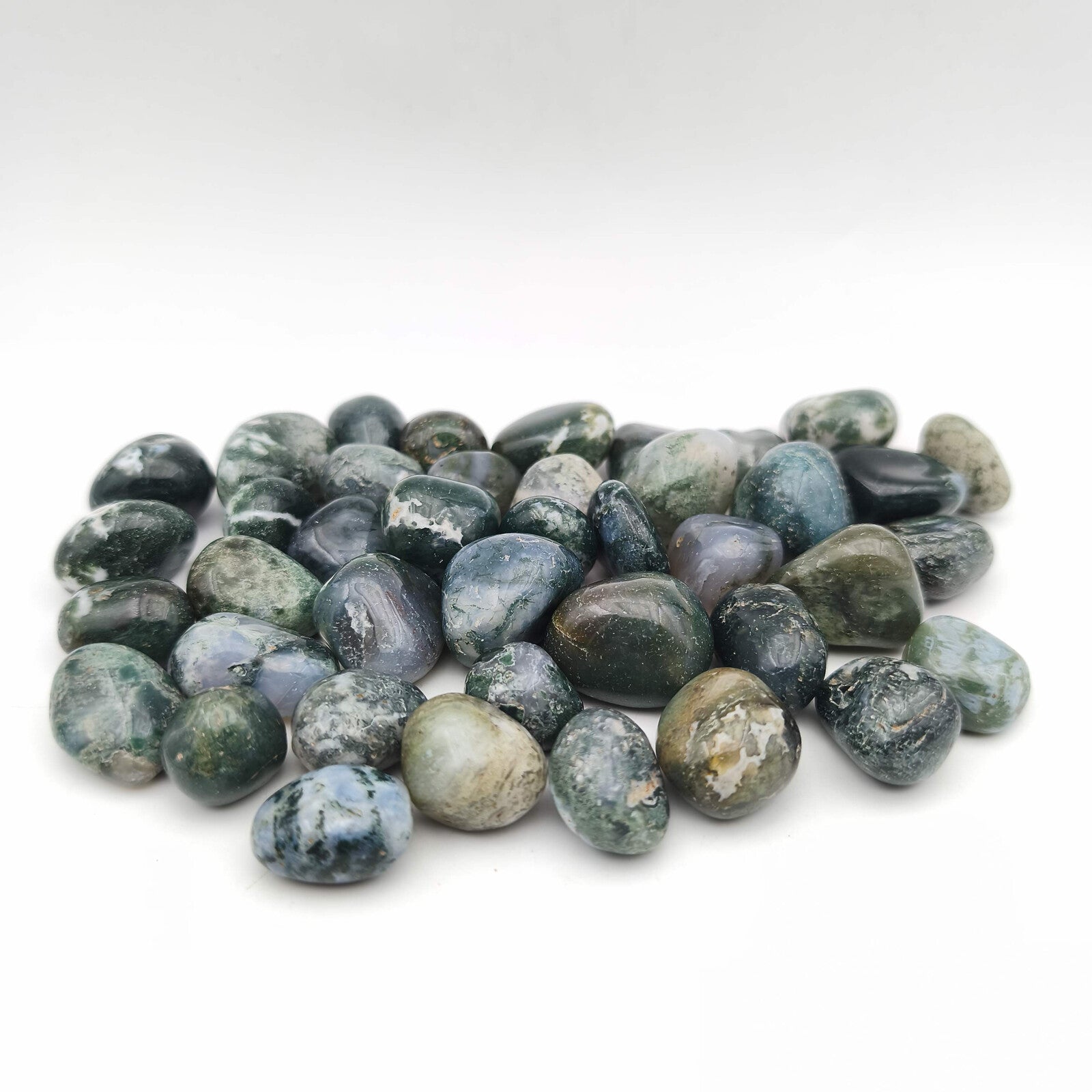 Pierres Roulées - Agate Mousse