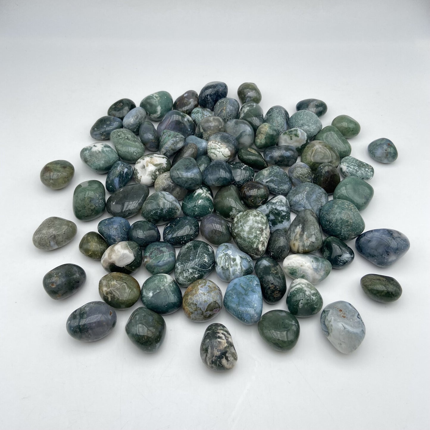 Pierres Roulées - Agate Mousse