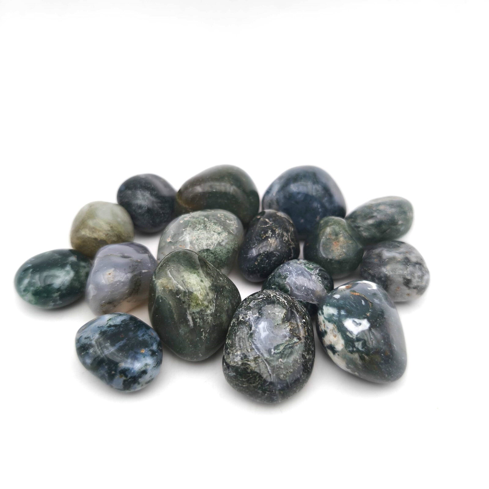 Pierres Roulées - Agate Mousse