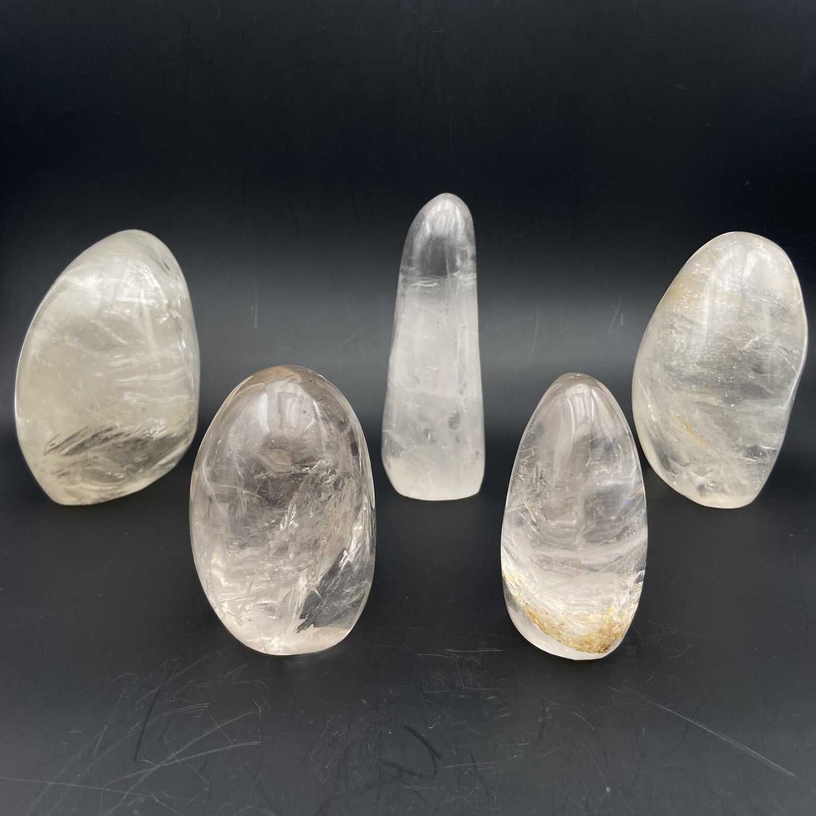 Lot de 5 Formes Libres - Cristal de Roche n°1