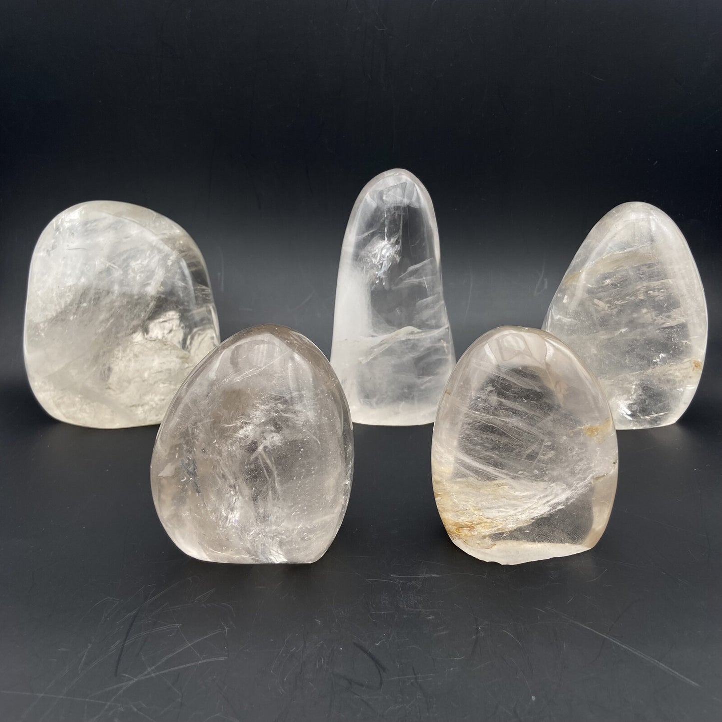 Lot de 5 Formes Libres - Cristal de Roche n°1
