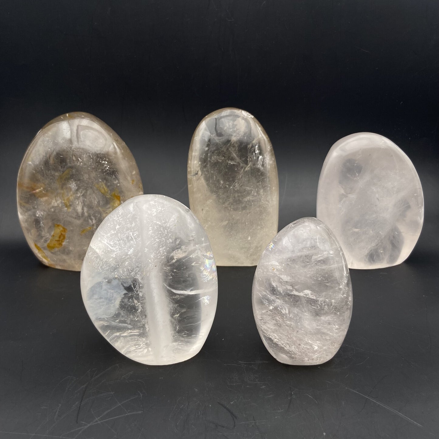 Lot de 5 Formes Libres - Cristal de Roche n°2