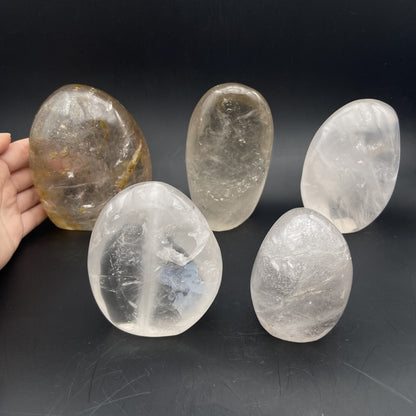 Lot de 5 Formes Libres - Cristal de Roche n°2