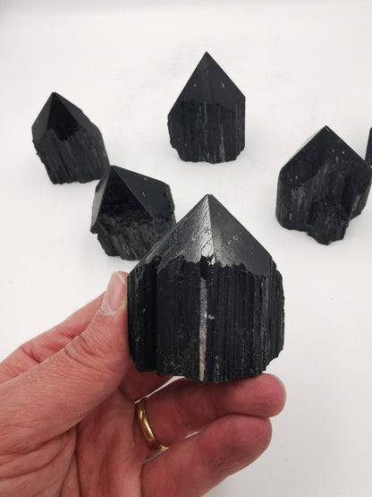 Pointe Tourmaline noire - Semi brute
