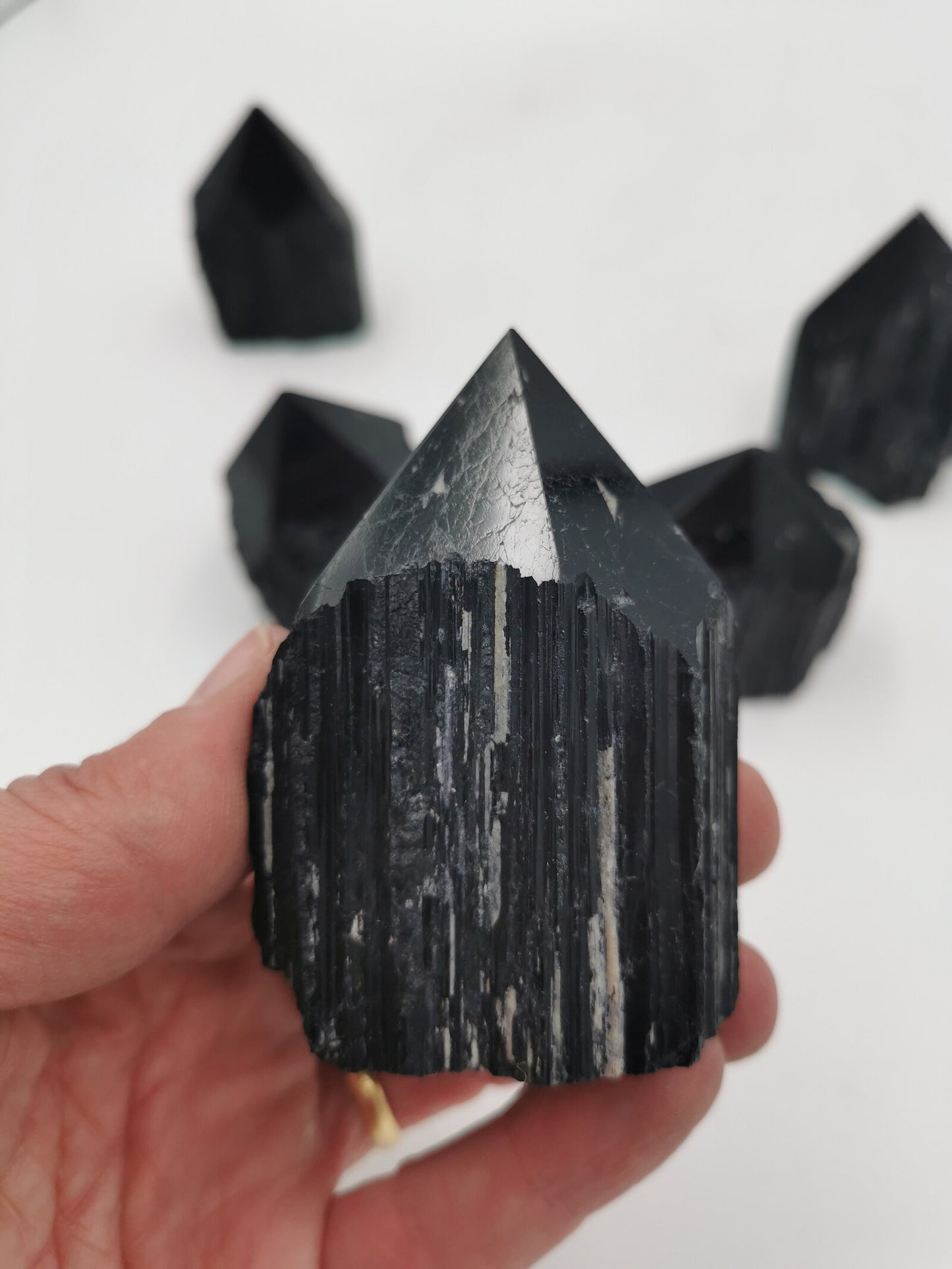 Pointe Tourmaline noire - Semi brute