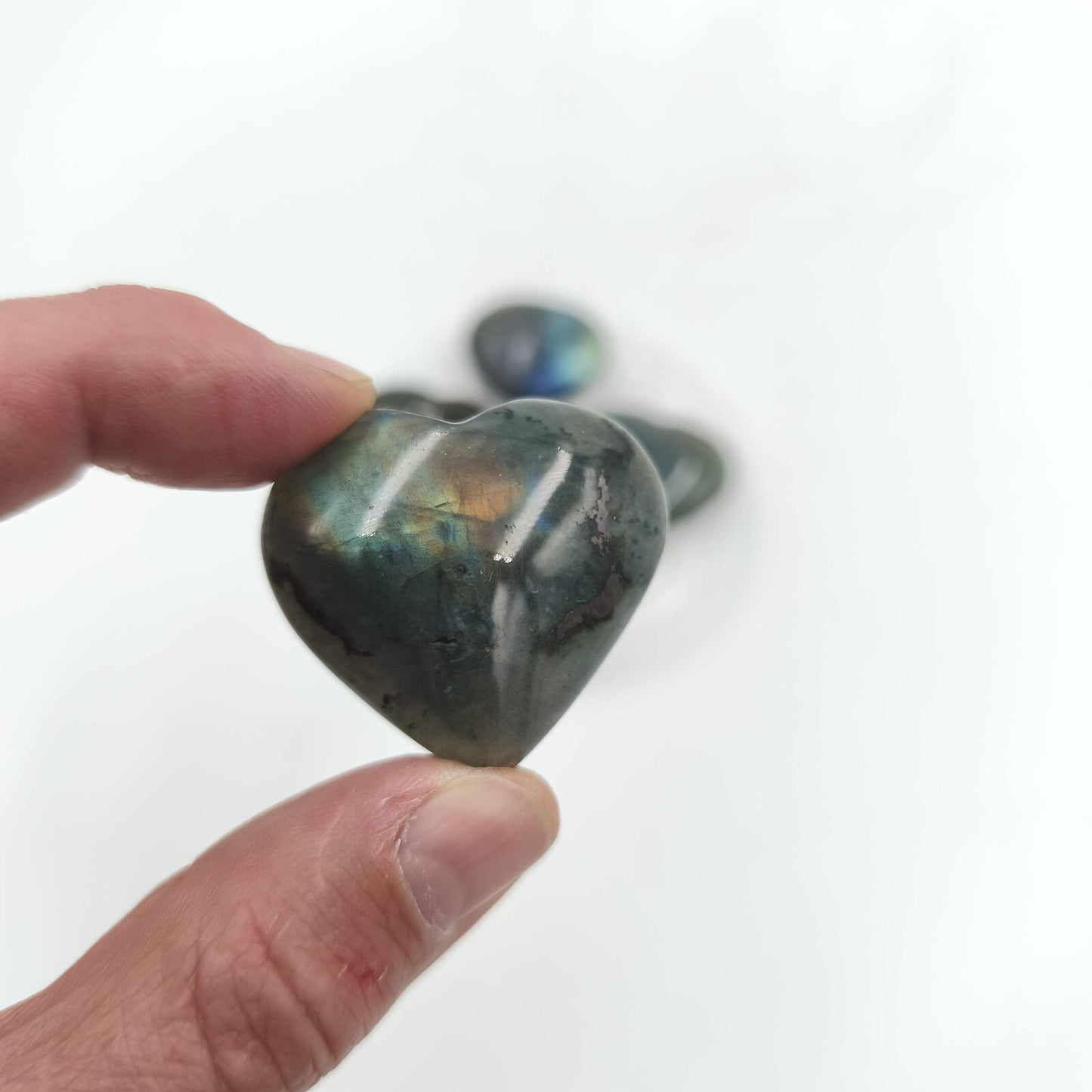 Petit Coeur - Labradorite - Taille G