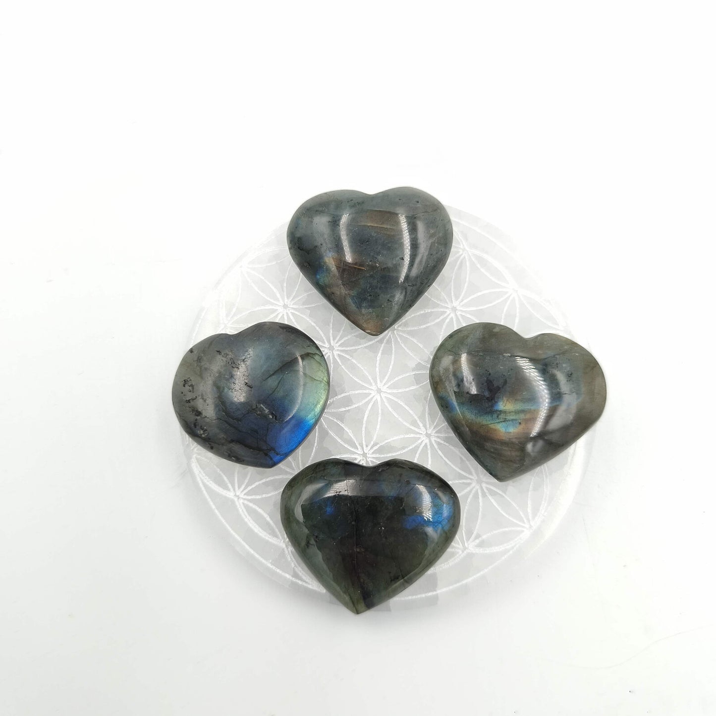 Petit Coeur - Labradorite - Taille G