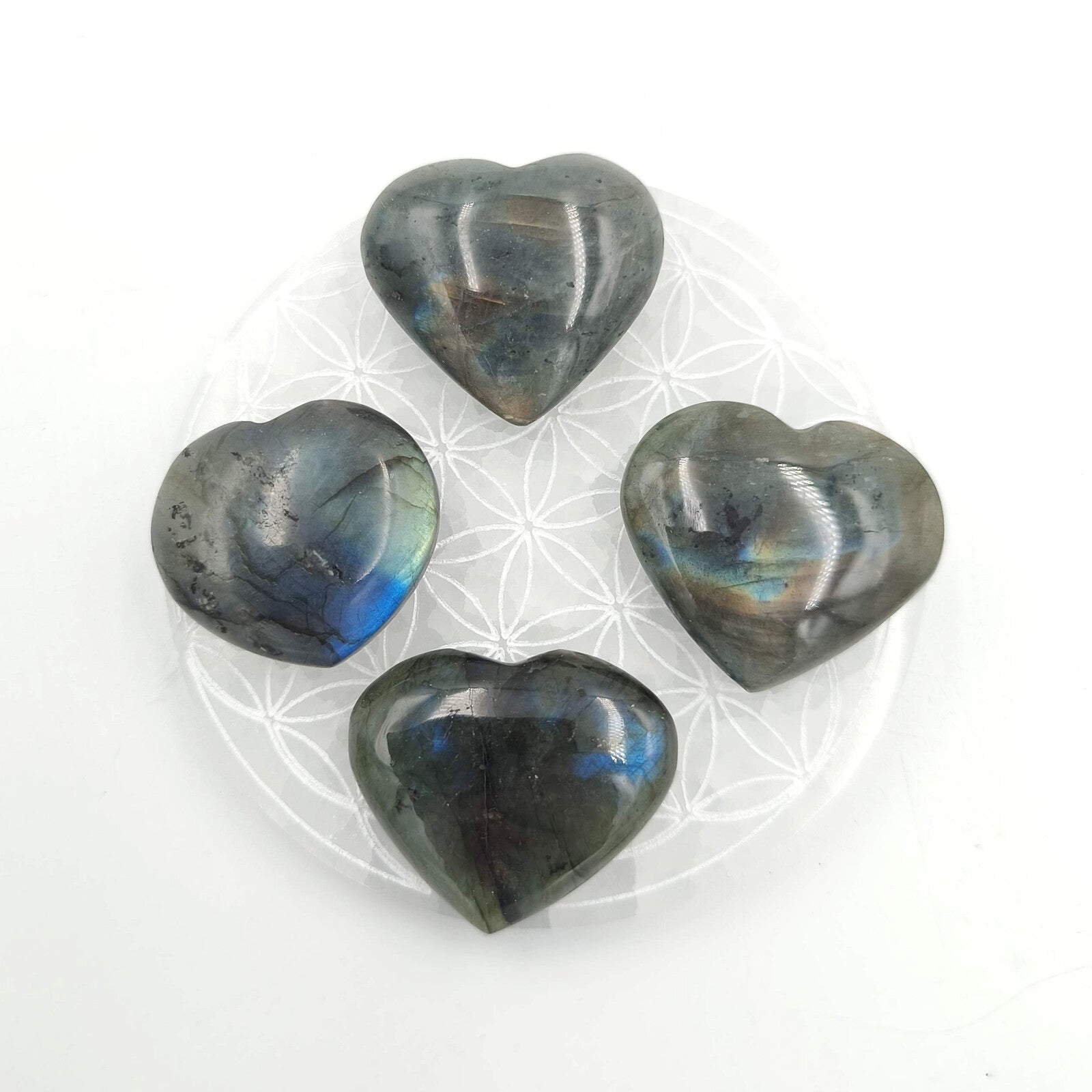 Petit Coeur - Labradorite - Taille G