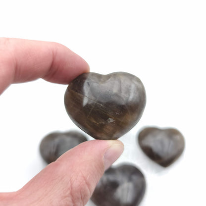 Petit Coeur - Quartz Fumé - Taille G