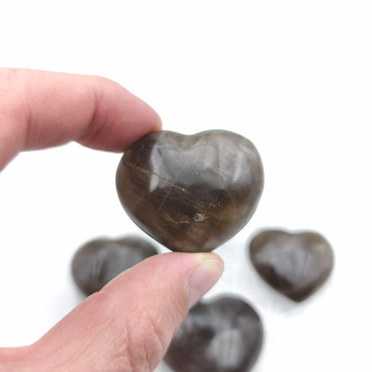 Petit Coeur - Quartz Fumé - Taille G