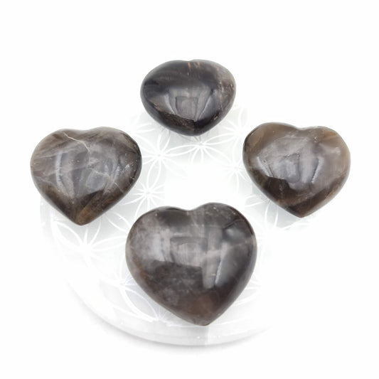 Petit Coeur - Quartz Fumé - Taille G