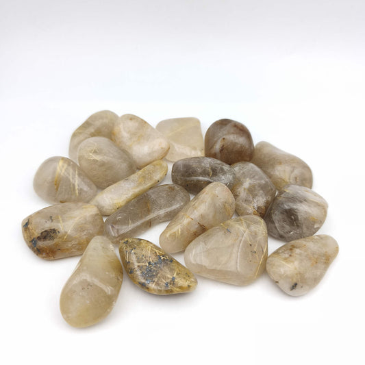 Pierres Roulées - Quartz Rutile - EXTRA - Lot de 580 gr