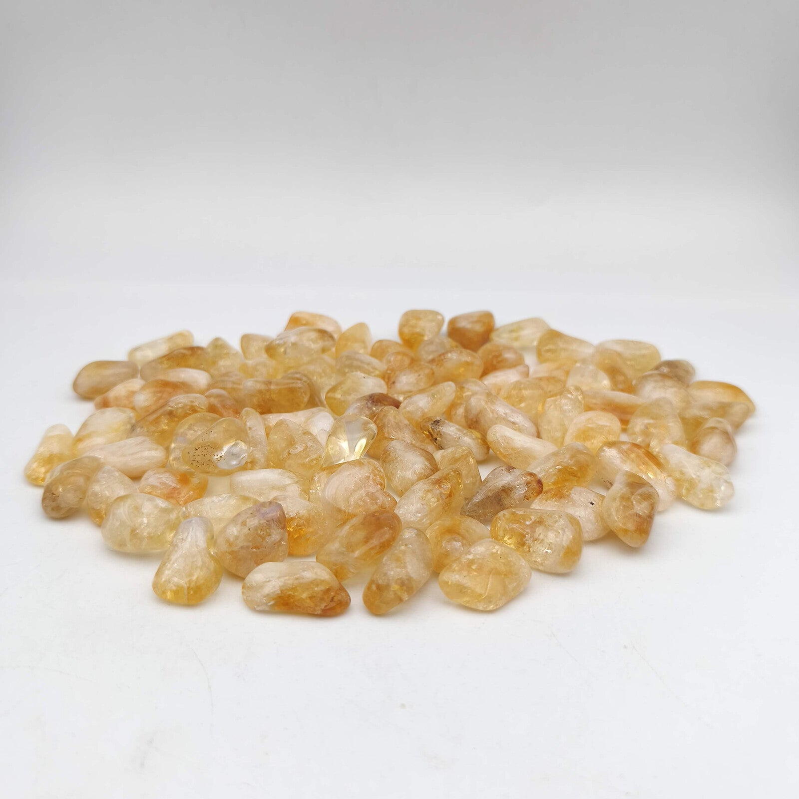 Pierres Roulées - Citrine Chauffée - EXTRA - Mini - Lot de 500g