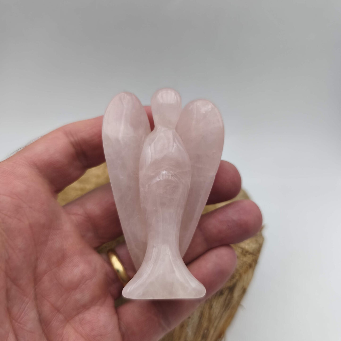 Ange - Quartz Rose - 8 cm