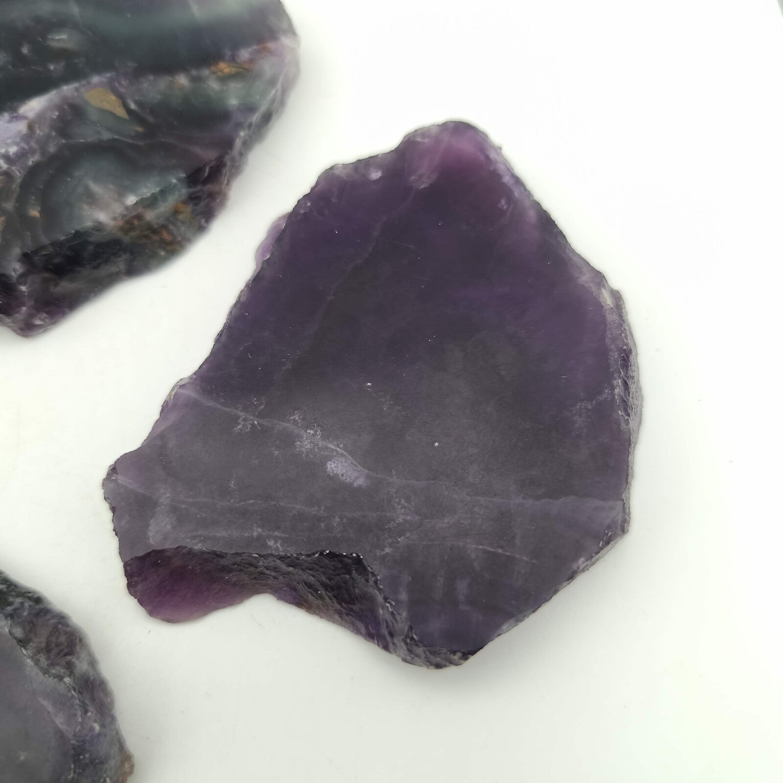 Tranche de Fluorite multicolore - 1 Kg