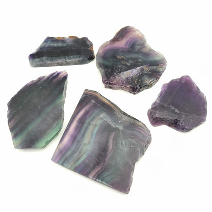 Tranche de Fluorite multicolore - 1 Kg