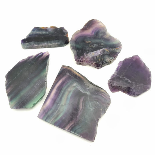 Tranche de Fluorite multicolore - 1 Kg