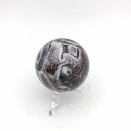 Sphère - Améthyste chevron - 5 cm