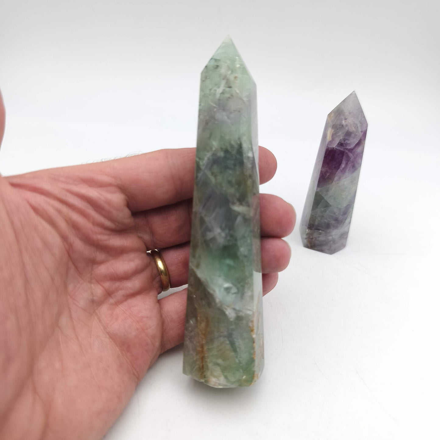 Pointe Fluorite multicolore - Lot 500g