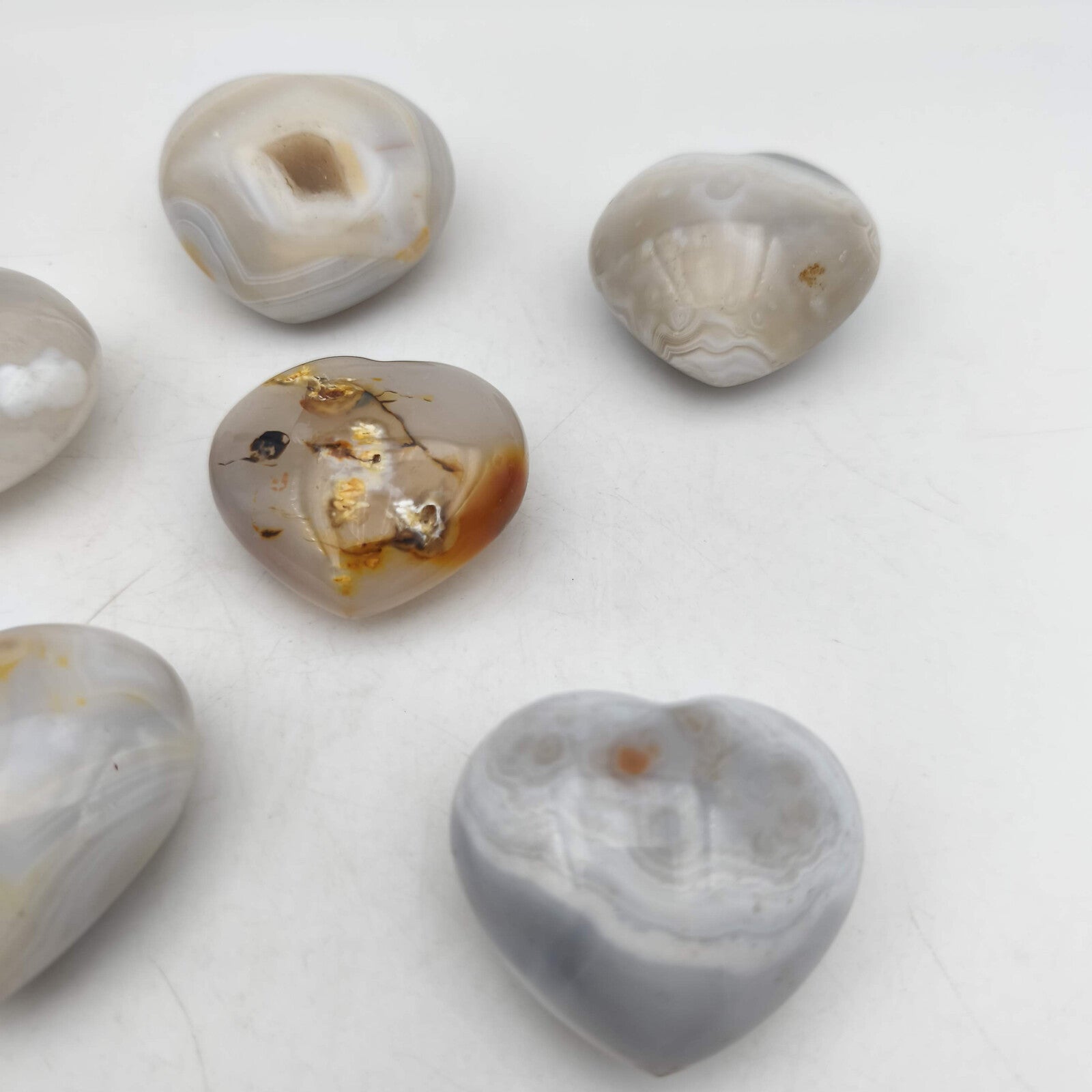 Coeur - Agate - Lot 500 gr