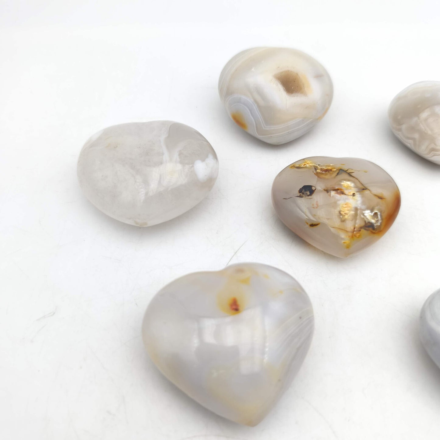 Coeur - Agate - Lot 500 gr