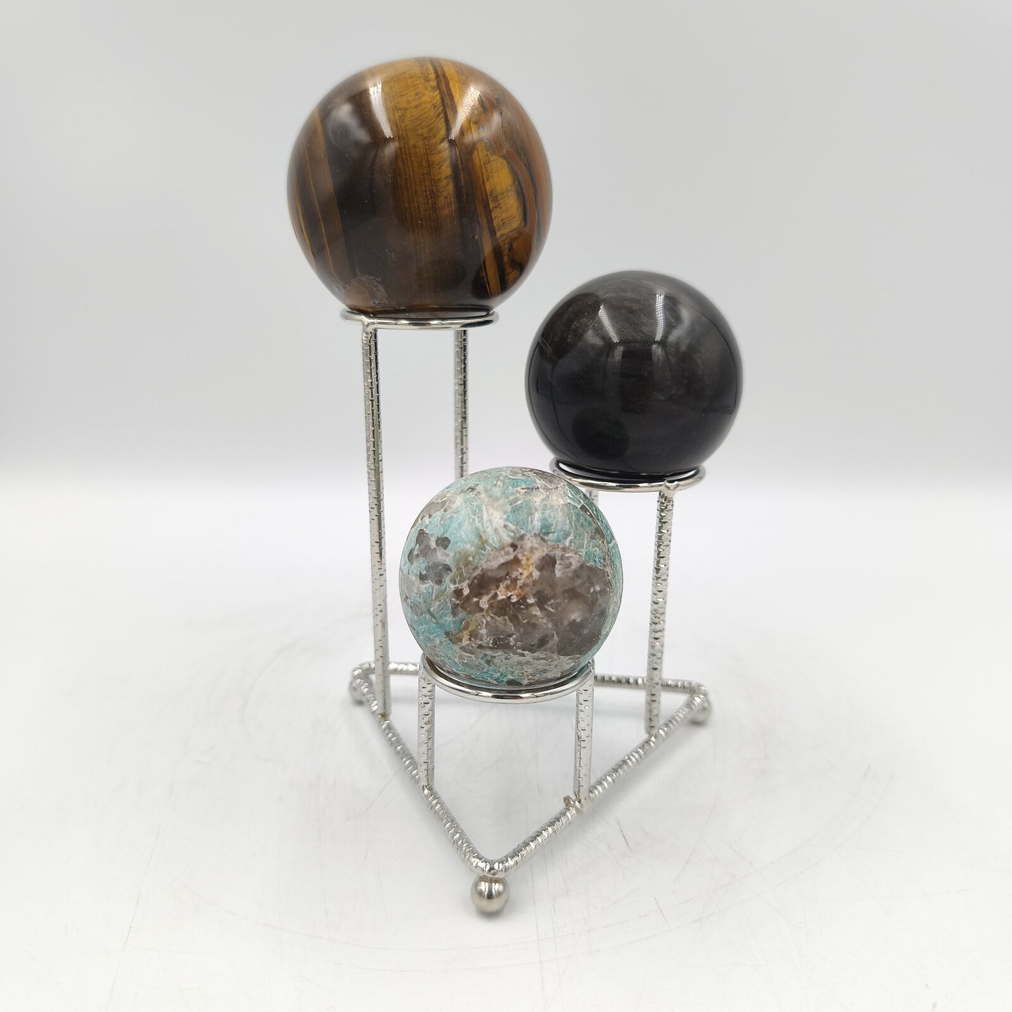 Support pour 3 sphères - métal