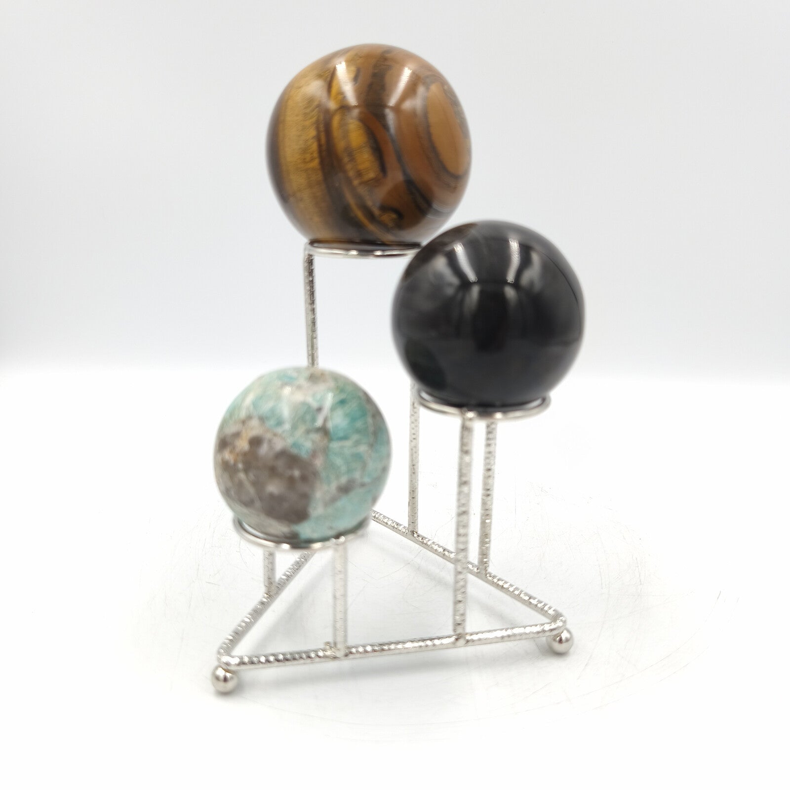 Support pour 3 sphères - métal