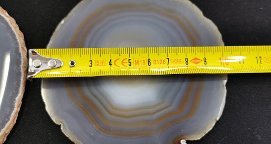 Agate - tranches fines taille 04 - Qualité A - 1 Kg