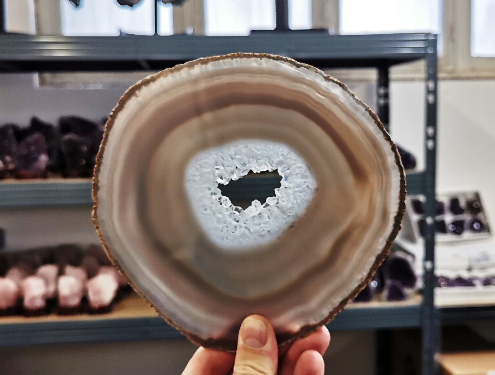 Agate - tranches fines taille 08 - Qualité A - 1 Kg