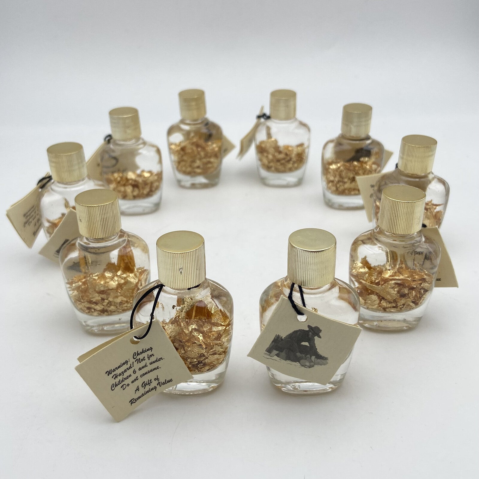 Lot de 12 Flacons d'OR