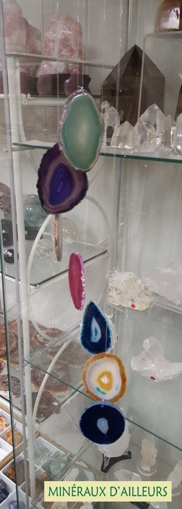 Carillon - Agates Teintées (5 x 3 cm)