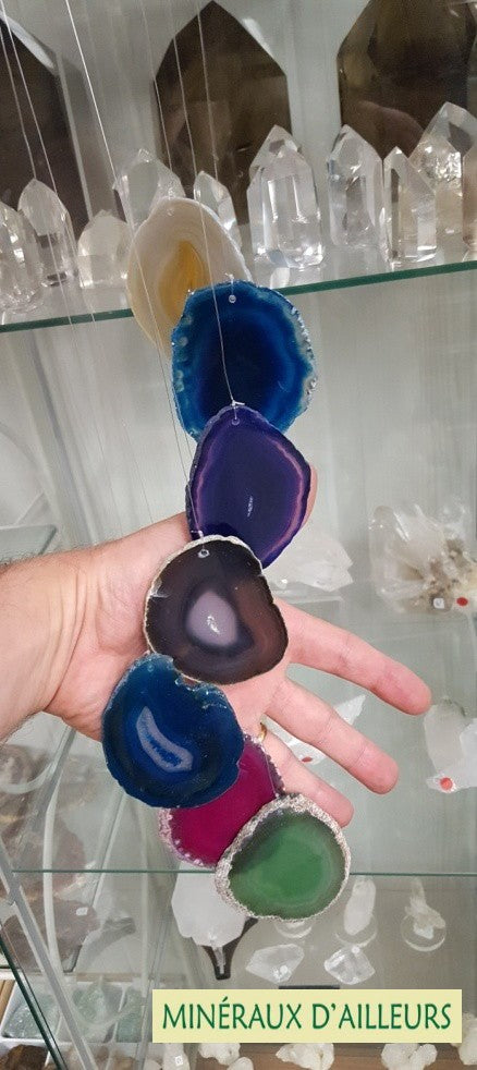 Carillon - Agates Teintées (5 x 3 cm)